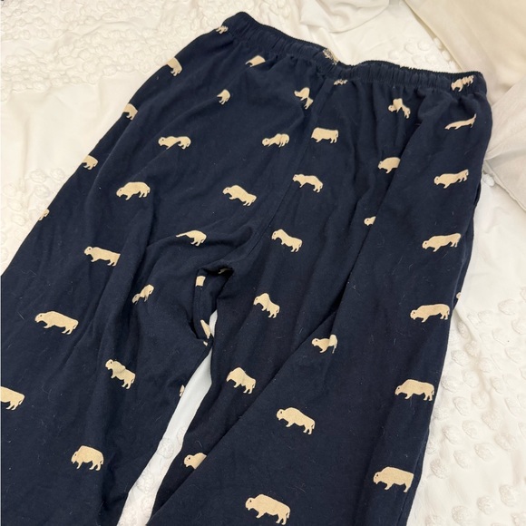 BEANTOWN BISON PAJAMA PANTS NAVY SMALL - Picture 5 of 6